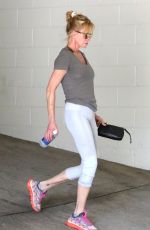 MELANIE GRIFFITH Leaves a Gym in Beverly Hills 09/30/2015