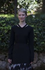 MIA WASIKOWSKA at Crimson Peak Photocall in Rome 09/28/2015