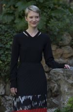 MIA WASIKOWSKA at Crimson Peak Photocall in Rome 09/28/2015