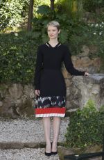 MIA WASIKOWSKA at Crimson Peak Photocall in Rome 09/28/2015