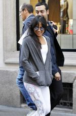 MICHELLE RODRIGUEZ Out and About in Milan 09/25/2015