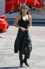 MICHELLE RODRIGUEZ Riding Her Bike Out in Malibu 09/18/2015