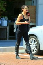 MICHELLE RODRIGUEZ Riding Her Bike Out in Malibu 09/18/2015