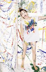 MILEY CYRUS in Elle Magazine, October 2015 Issue