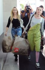 MILEY CYRUS Out Shopping at The North Face in Beverly Hills 09/15/2015