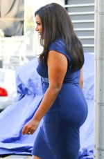 MINDY KALING Arrives at Jimmy Kimmel Live! in Hollywood 09/11/2015