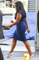 MINDY KALING Arrives at Jimmy Kimmel Live! in Hollywood 09/11/2015
