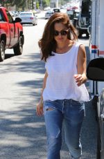 MINKA KELLY in Jeans Out and About in Brentwood 09/18/2015
