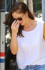 MINKA KELLY in Jeans Out and About in Brentwood 09/18/2015
