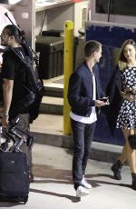 MIRANDA KERR Leavves Staples Center in Los Angeles 09/18/2015
