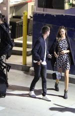 MIRANDA KERR Leavves Staples Center in Los Angeles 09/18/2015