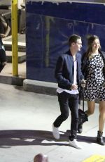 MIRANDA KERR Leavves Staples Center in Los Angeles 09/18/2015