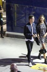 MIRANDA KERR Leavves Staples Center in Los Angeles 09/18/2015