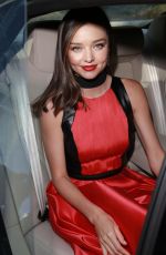 MIRANDA KERR Out in Milan at Milan Fashion Week 09/24/2015