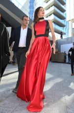 MIRANDA KERR Out in Milan at Milan Fashion Week 09/24/2015