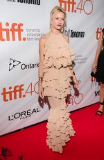 NAOMI WATTS at Demolition Premiere at 2015 Toronto International Film Festival 09/10/2015