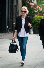 NAOMI WATTS Out and About in New York 09/28/2015