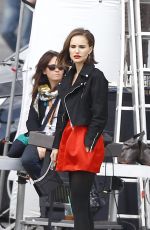 NATALIE PORTMAN on the Set of a Dior Ad in Paris 09/08/2015