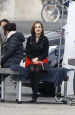 NATALIE PORTMAN on the Set of a Dior Ad in Paris 09/08/2015