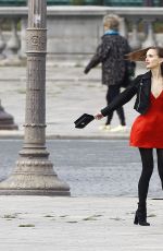 NATALIE PORTMAN on the Set of a Dior Ad in Paris 09/08/2015