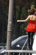 NATALIE PORTMAN on the Set of a Dior Ad in Paris 09/08/2015