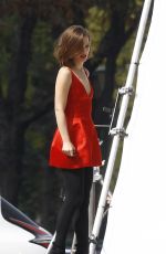 NATALIE PORTMAN on the Set of a Dior Ad in Paris 09/08/2015
