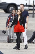 NATALIE PORTMAN on the Set of a Dior Ad in Paris 09/08/2015