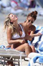 NATASHA OAKLEY and DEVIN BRUGMAN in Bikinis on the Brach in Miami 09/09/2015