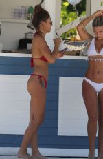 NATASHA OAKLEY and DEVIN BRUGMAN in Bikinis on the Brach in Miami 09/09/2015