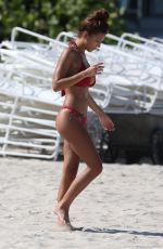 NATASHA OAKLEY and DEVIN BRUGMAN in Bikinis on the Brach in Miami 09/09/2015