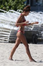 NATASHA OAKLEY and DEVIN BRUGMAN in Bikinis on the Brach in Miami 09/09/2015