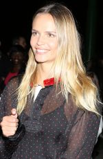 NATASHA POLY Leaves Versace Fashion Show in Milan 09/25/2015
