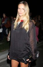 NATASHA POLY Leaves Versace Fashion Show in Milan 09/25/2015