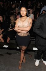 NICKI MINAJ at Alexander Wang Fashion Show in New York 09/12/2015