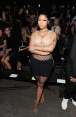 NICKI MINAJ at Alexander Wang Fashion Show in New York 09/12/2015