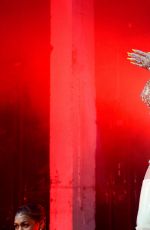 NICKI MINAJ Preforms at Givenchy Party at Milan Fashion Week 09/25/2015