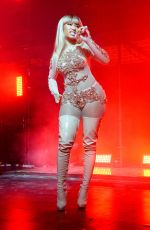 NICKI MINAJ Preforms at Givenchy Party at Milan Fashion Week 09/25/2015