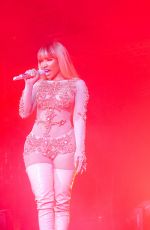 NICKI MINAJ Preforms at Givenchy Party at Milan Fashion Week 09/25/2015