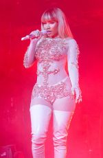 NICKI MINAJ Preforms at Givenchy Party at Milan Fashion Week 09/25/2015