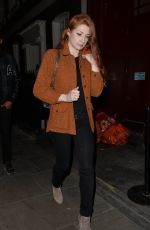 NICOLA ROBERTS Arrives ay Nick Grimshaw