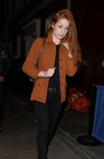 NICOLA ROBERTS Arrives ay Nick Grimshaw