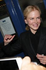 NICOLE KIDMAN Arrives at Noel Coward Theatre in London 09/05/2015