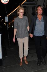 NICOLE KIDMAN Arrives at Noel Coward Theatre in London 09/09/2015