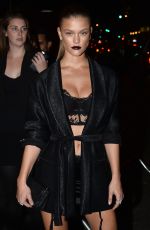NINA AGDAL at 2015 Harper’s Bazaar Icons Event in New York 09/16/2015