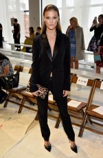 NINA AGDAL at Diane Von Furstenberg Fashion Show at NYFW in New York 09/13/2015