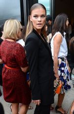 NINA AGDAL at Diane Von Furstenberg Fashion Show at NYFW in New York 09/13/2015