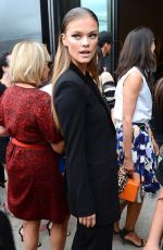 NINA AGDAL at Diane Von Furstenberg Fashion Show at NYFW in New York 09/13/2015