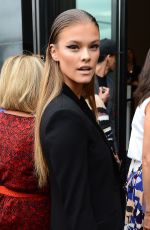 NINA AGDAL at Diane Von Furstenberg Fashion Show at NYFW in New York 09/13/2015