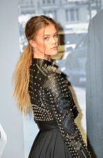 NINA AGDAL at Diesel Black Gold Fashion Show in New York 09/15/2015