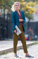 NINA AGDAL on the Set of a Photoshoot in New York 09/01/2015